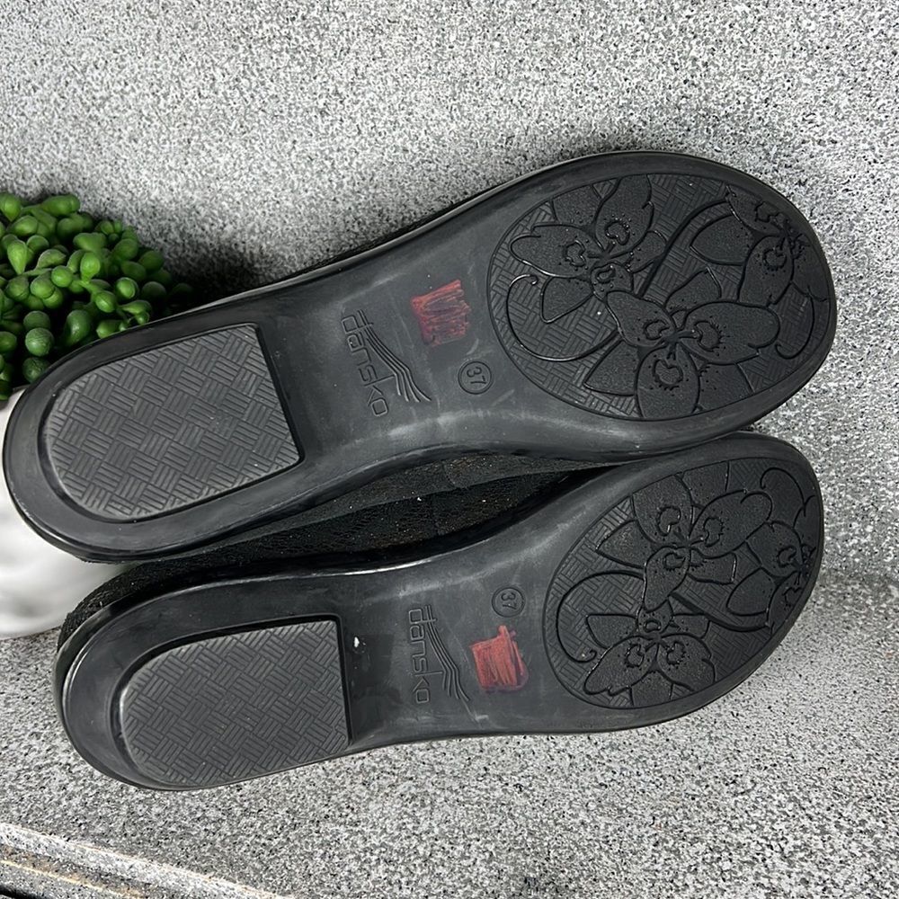 Dansko Olivia Bronze Python Leather Loafers Shoes… - image 9